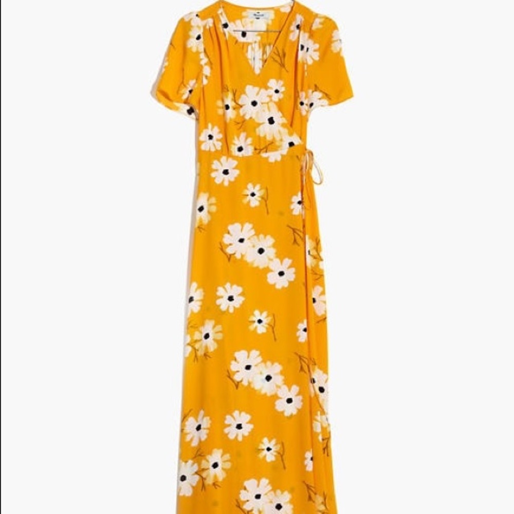 NWT Madewell maxi wrap dress, size S